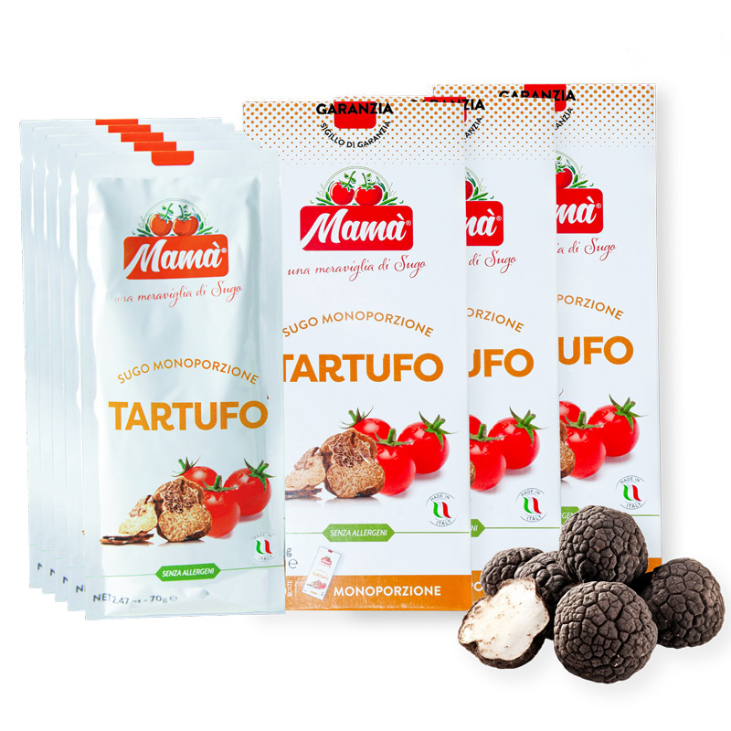 Mamà Sugo al Tartufo – Pack 15x70g | Raffinatezza e Gusto Italiano
